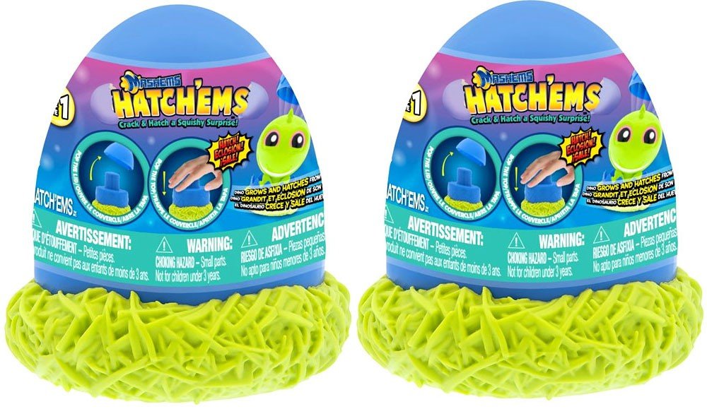Set of 2 Mashems Hatchems Figures -  And Hatch A Squishy Surprise Manufacturer: Hatchems Mashems