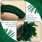 Giwrmu 100 Pieces Pipe Cleaners Chenille Stem, Dark Green Pipe Cleaners Craft, Fuzzy Sticks Craft Supplies, Colored Pipe Cleaner