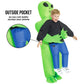 Morph Kids Inflatable Alien Costume, Blow Up Alien Outfit for Children, Halloween Costumes for Kids, Boys Halloween Costume
