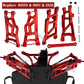 RCMYou Upgrades Part for 1/10 Slash 2WD,Alloy Front Rear Suspension Arm,Caster Block,Steering Blocks,Rear Stub Axle Carriers Upg
