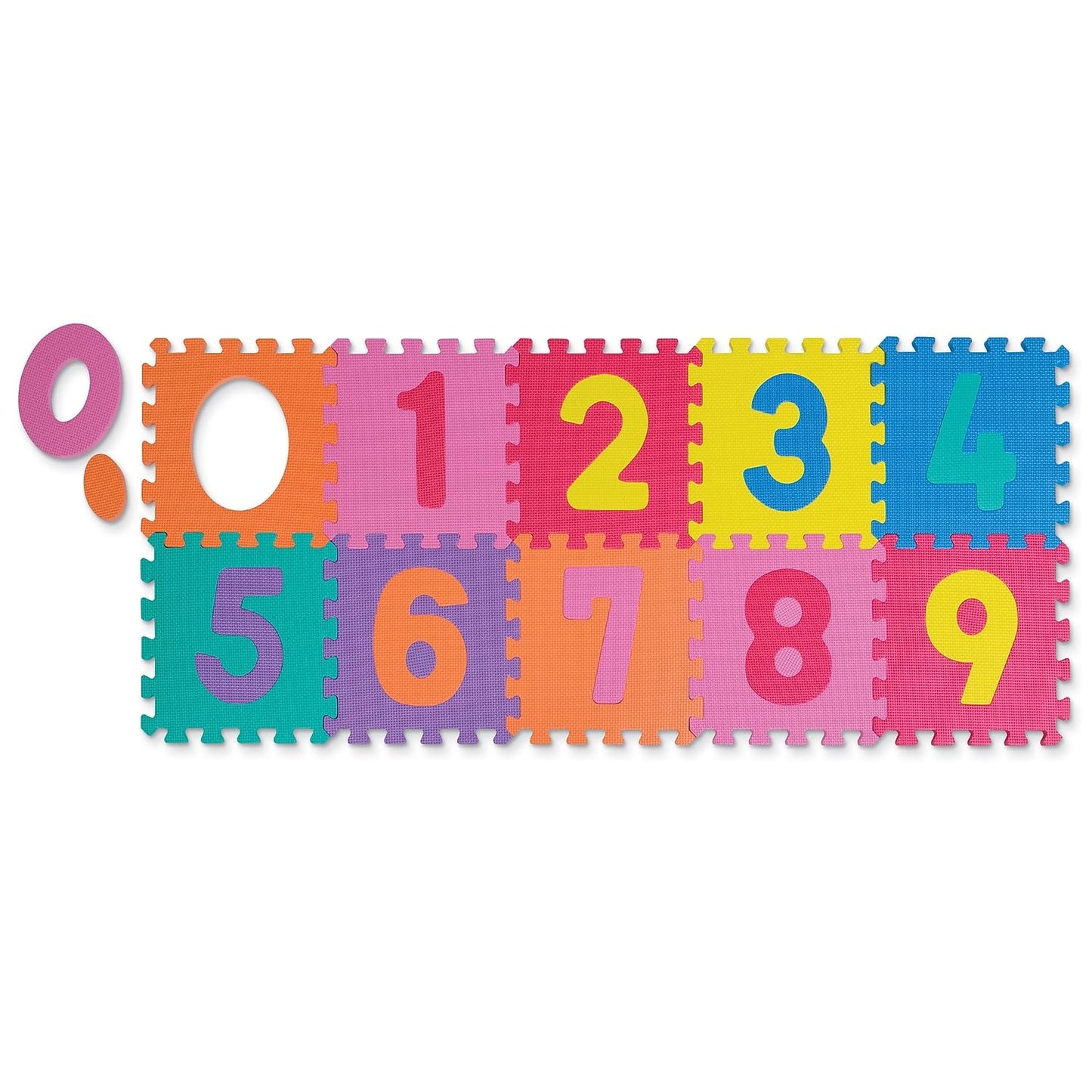 Chenille Kraft Wonderfoam Puzzle Mat, Numbers, 20 Pieces (Ac4382)