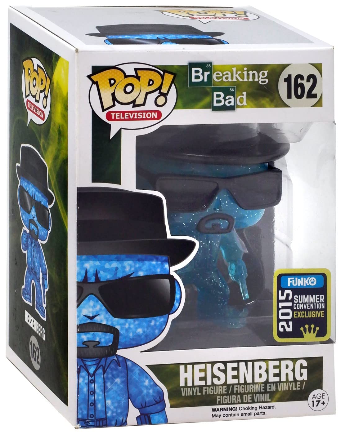 Funko Pop Vinyl Breaking Bad Crystal Heisenberg 2015 Summer Convention Exclusive