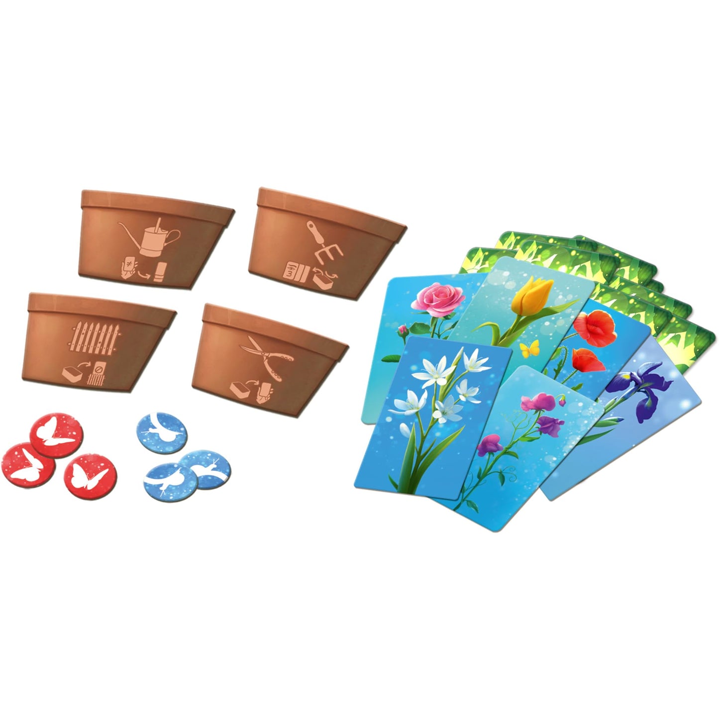 Blossoms Card Game - Competitive Floral Arrangement Strategy Game, Family-Friendly Fun for Kids & Adults, Ages 8+, 2 Players, 20