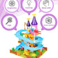 Marble Run Toy Building Sets, 86Pcs Castle Building Duplos For Age 3+, Marbles Track Building Toys, Large Building Bricks Race Track Stem Educational Toys For Toddler Boy Girl Birthday Toys Gifts