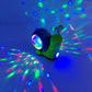 Tipmant Baby Toddler Electric Snail Toy Cute Electronic Animal Crawl, Play Music, Luminous Light Kids Birthday (Green)