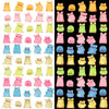 Fuyamp 100 Pieces of Mini Resin Luminous Pig in The Dark Tiny Pig Luminous Mini Portrait Mini Fairy Garden DIY Christmas Birthda