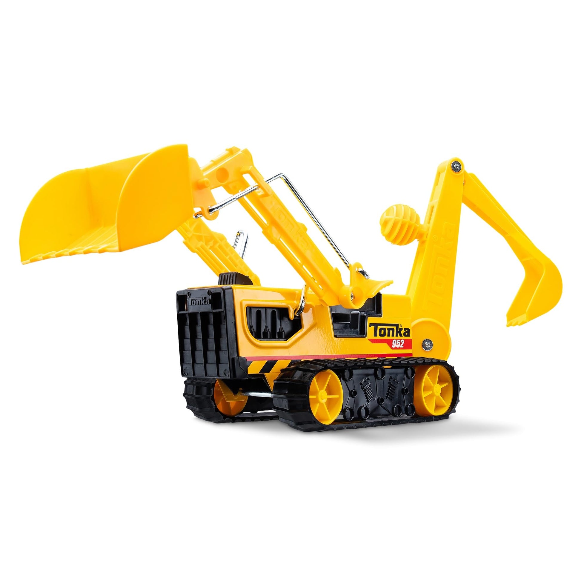 Tonka Steel Classics Trencher - Made with Steel & Sturdy Plastic, Yellow Toy Construction Truck, Boys and Girls, Kids, Toddlers,