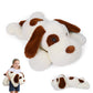 Jellymallow 5 Lbs 27'' Weighted Stuffed Animals Dog Plushie, Cute White Dog Weighted Plush Pillow Giant Stuffed Animals For Kids