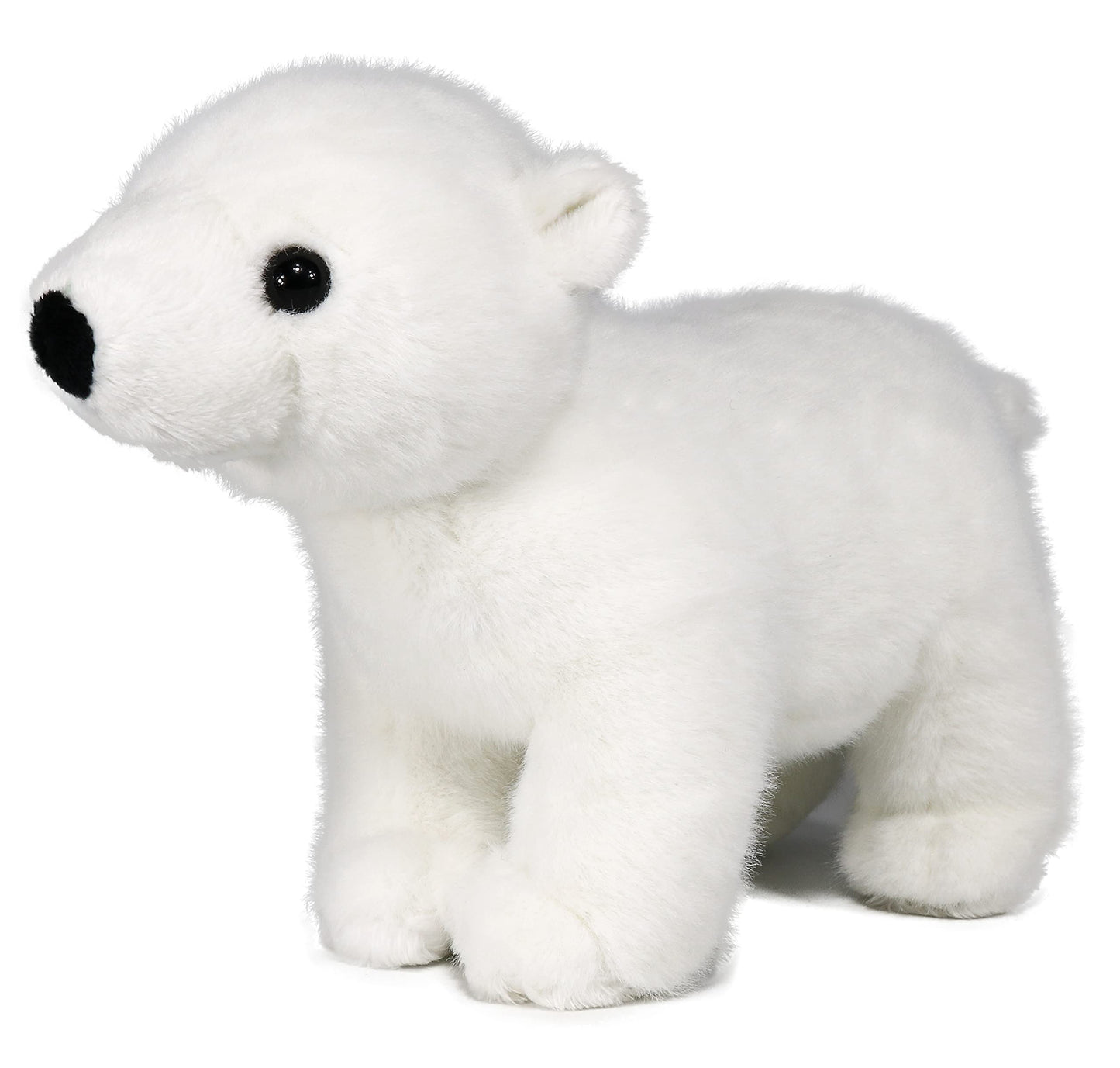 Ice King Bear Plush Toy - Lifelike Baby Polar Bear - 9" White Soft Simulated Plush