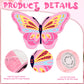 Threan Butterfly Pinata Bundle With Bat Stick & Blindfold - Butterfly Theme Party Supplies For Birthday Or Baby Shower - Cardboard Pinata, Includes Confetti
