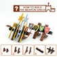 Pamvava Medieval Knights  protective covering Pack Building Blocks Accesories Kits  Helmet decorative replica blades Shield Bow Arrow Toys for Bricks Figures  Soldier Castle Equipment Bricks Sets for Kids
