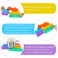 Evermarket 4 Pack Push Pop Bubble Sensory Fidget Toys,Rainbow Simple Fidget Toy Pack Bubble Popper Silicone Squeeze Toy Stress R