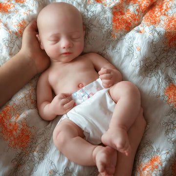 Babeside Lifelike Reborn Doll - 16 Inch (Weights 4 Lbs) Anatomically Correct Silicone Reborn Boy Realistic Newborn Doll Real Life Doll With Gift Box