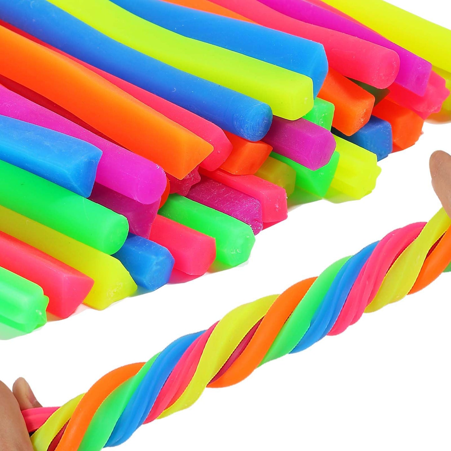 String Noodles Larger Stretchy Toys 36 Packs Stress Strings Toys For Kids Adults Concentration For School Gifts