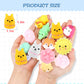 Outee 50 Pcs Mochi Toys Party Favors For Kids Kawaii Animal Toys Bulk Mochi Animals Toys For Animals Cat Fidget Toys With Gift Box Cute Stuff Goodie Bags Stress Toys