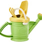Sand Play Set Green and Watering Can Green Bundle