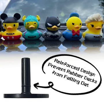 Teyouyi 8Pcs Duck Plug - Rubber Duck Mount,Flock Locker Rubber Duck Holder For Jeep Dash And Fixed Display,Gift For Jeep Lover,B
