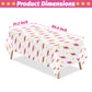 AellasNervalt 3Pcs Preppy Pink Lighting Bolt Party Tablecloths Plastic Rectangle Table Covers Disposable Y2k Tablecloth for Girl