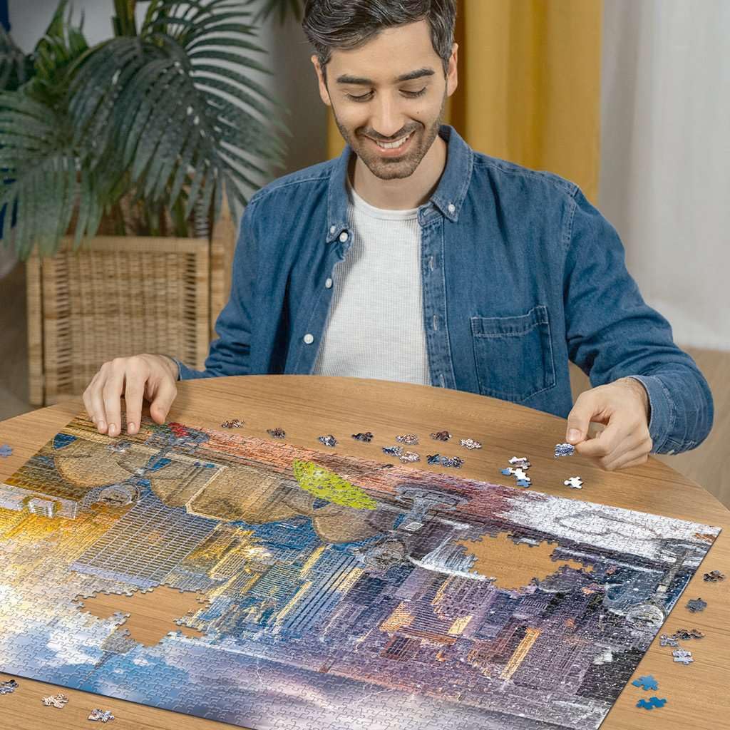 Ravensburger Seasons Of New York 1500 Piece Jigsaw Puzzle For Adults - 12000698 - Handcrafted Tooling, Made In Germany, Every Piece Fits Together Perfectly