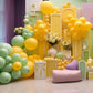 Kalor 12 Inch Yellow Balloons, 50 Pcs Latex Helium Balloons For Kid'S Birthday Party, Baby Shower, Wedding, Graduate Party Decorations