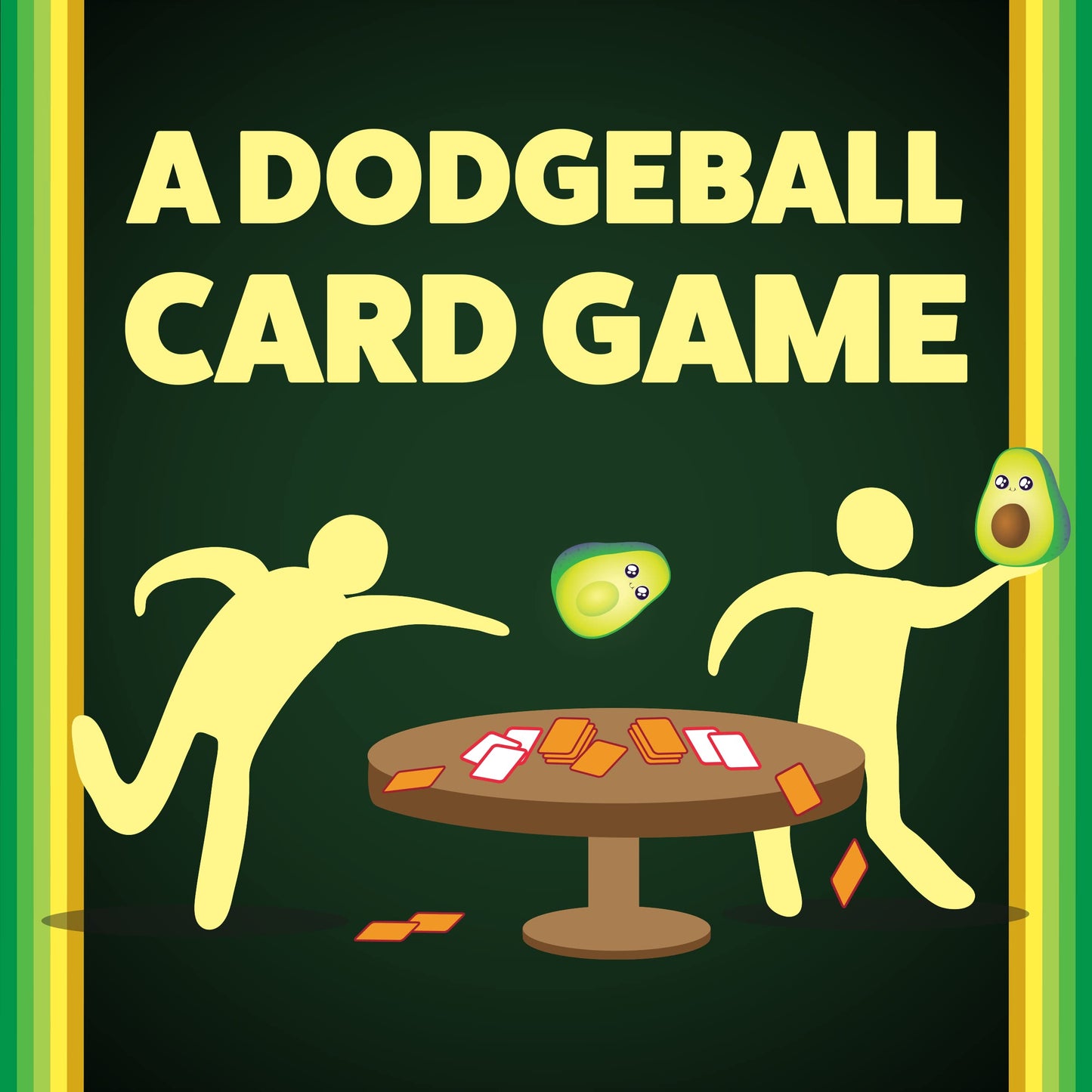 Exploding Kittens Presents Throw Avocado - A Dodgeball Card Sequel and Expansion Set - Family-Friendly Card Games for mature-themeds  Teens & Kids - 2-6 Players - Ages 7 and Up - 120 Cards