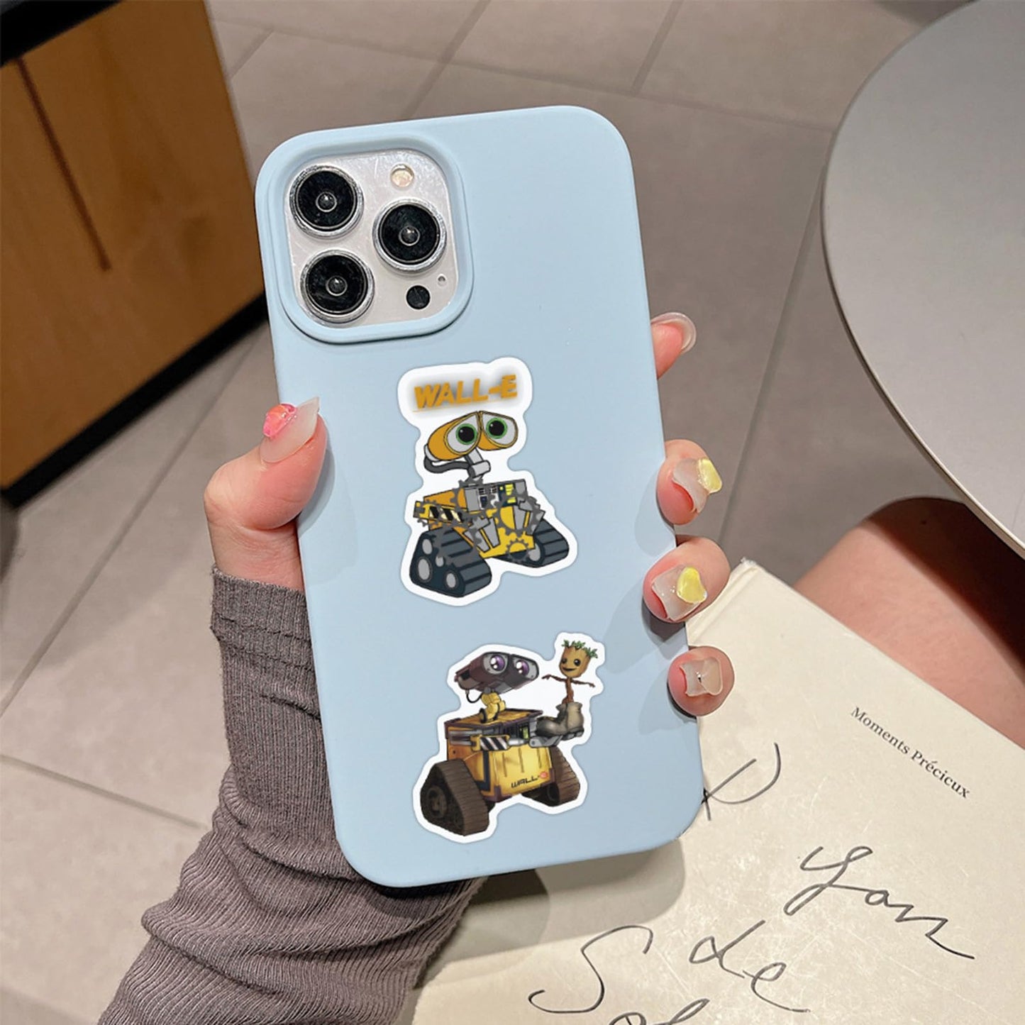 50 Pcs Walle Stickers Waterproof Vinyl Stickers For Water Bottles Laptop Skateboard Luggage Computer Stickers For Teens Girls Ki