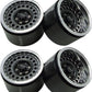 Txxrcss Adjustable 2 Offsets RC 2.2 Beadlock Wheels Rims Hub 1/10 Crawle Car Wheel Aluminum Upgrades for Remote Control SCX10 Ca