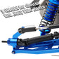 Rcarmumb Upgrades Part for 1/10 Rustler 4x4 VXL/Rustler 4x4,Alloy Shock Tower Set, Front Rear Suspension Arm,Steering Blocks,Cas