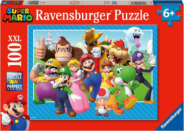 Ravensburger - 12001074 Children'S Puzzle - 100 Xxl Pieces - Let'S-A-Go! / Super Mario - Ages 6 Puzzle - Thick And Sturdy Cardboard - Adventure - 12001074