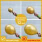 Partywoo Metallic Gold Balloons, 85 Pcs Gold Metallic Balloons Different Sizes Pack Of 18 Inch 12 Inch 10 Inch 5 Inch Gold Balloons For Balloon Garland Or Balloon Arch As Party Decorations, Gold-G101
