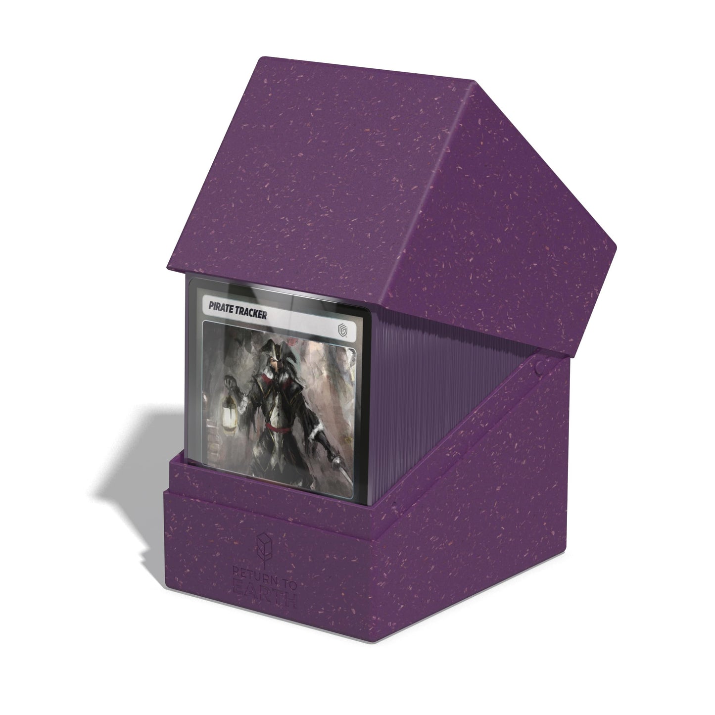 Ultimate Guard Rte Boulder 133+, Deck Case For 133 Double-Sleeved Tcg Cards, Purple, 87% Renewable, Made In Germany, Secure & Du