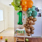 40 Inch Number 2 Balloon, Dark Green Two Balloon Number Birthday Party Decorations For Celebration Graduations Anniversary Baby