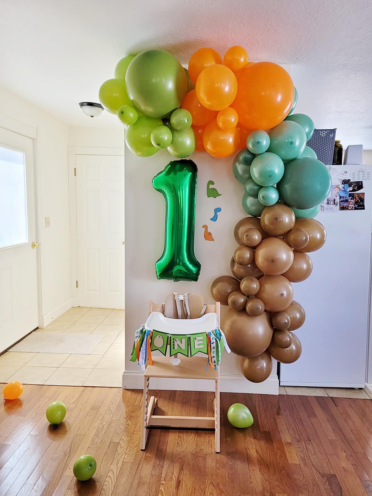 40 Inch Number 2 Balloon, Dark Green Two Balloon Number Birthday Party Decorations For Celebration Graduations Anniversary Baby