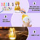 FUNZBO 2pcs Paint Your Own Cat Lamp - Arts and Crafts Supplies Kitten Painting Kits for Kids Teens Adults, DIY Night Light Toy f