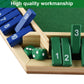 Alangduo Shut The Box Game With 12 Dice, 2-6 Player Shut The Box Table Math Game, Shut The Box Game Wooden, Educational Close The Box Game For Kids, Adults(Multicolour)