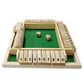 Dc-Beautiful Shut The Box Dice Game, 2-4 Players Classic Board Game For Adults, Wooden Tabletop Game With Dices And Instruction,