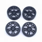 KingVal Replacement 4PCS Tire Wheel RC Spare Parts Compatible with JJRC Q117-E Q117-F Q117-G RC Car