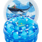 Blue Clear Slime, Non-Sticky And Good Stretchy Premade Crunchy Slime, Slime Party Favors For Girls And Boys Ages 8-12, Slime Sen