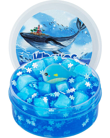 Blue Clear Slime, Non-Sticky And Good Stretchy Premade Crunchy Slime, Slime Party Favors For Girls And Boys Ages 8-12, Slime Sen