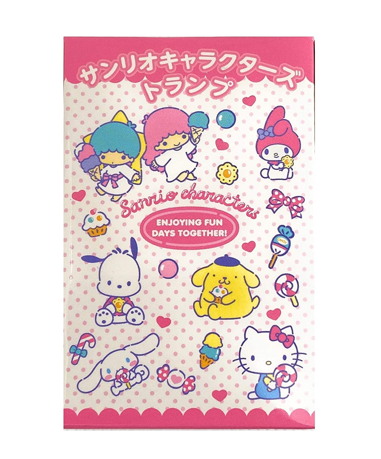 Sanrio Characters Playing Card Hello Kitty, Little Twin Stars, My Melody, Cinnamoroll, Pompompurin, Pochacco 3.5in x 2.4in x 0.7
