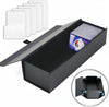 Sfsoc 1Pack Magnetic Trading Card Storage Box With 5Pcs Divider,Gaming Card Storage Box,Card Storage Box Fits For Mtg Playing Ca