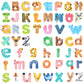 Mcpinky 52Pcs Large Magnetic Letters, Cute Animal Alphabet Abc Magnets Colorful Uppercase Lowercase Animals Toys Set For Fridge Educational Spelling Learning Games Kids Toddlers