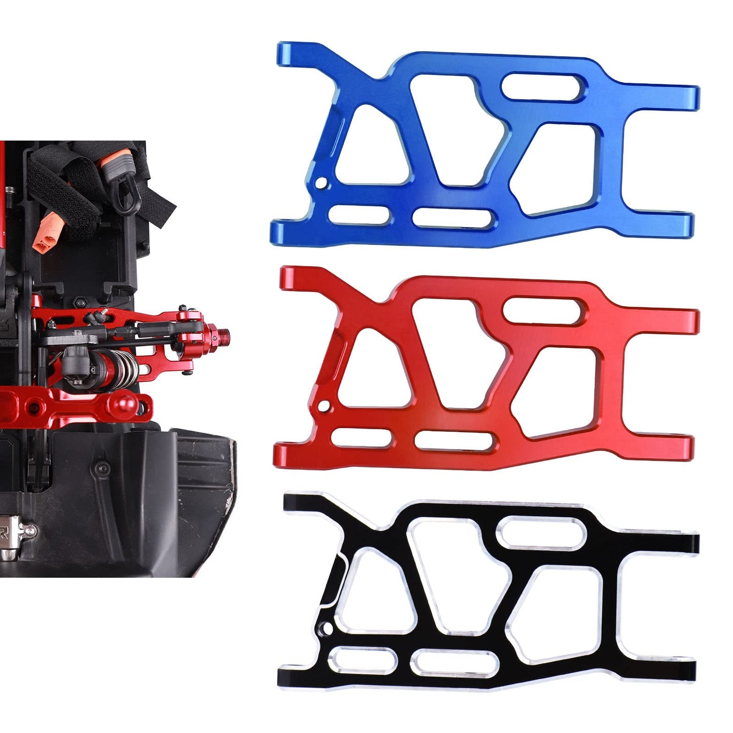 Aimrock Aluminum Rear Lower Suspension A Arms Upgrades AR330192 for 1/8 Typhon 1/7 Felony Infraction Limitless 6S BLX RC Buggy C