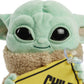 FISHER-PRICE BABY Star Wars Grogu Plush Toy & “Child on Board” Sign, 8-in Green Cuddle Character, Soft Collectible, Model GXB51