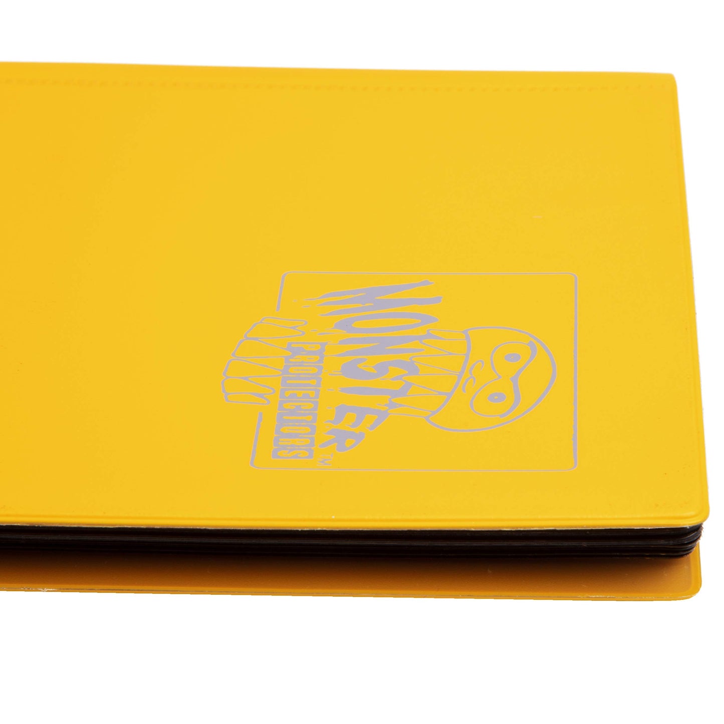 Monster Binder - 4 Pocket Trading Card Album - Matte Yellow (Anti-Theft Pockets Hold 160+ Yugioh, Pokemon, Magic The Gathering C