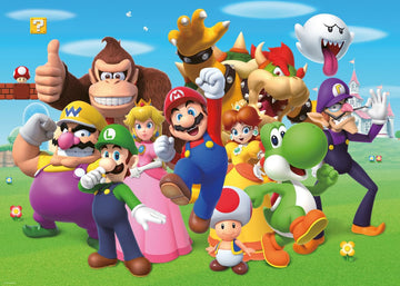 Ravensburger Super Mario Brothers Bros 1000 Piece Jigsaw Puzzle for mature-themeds and Kids Age 12 Years Up  500  Green