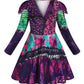Wonderbabe Girls Halloween Dress Up Costume Kids Cosplay Long Sleeve Zipper Jacket Dress Size 5-6T