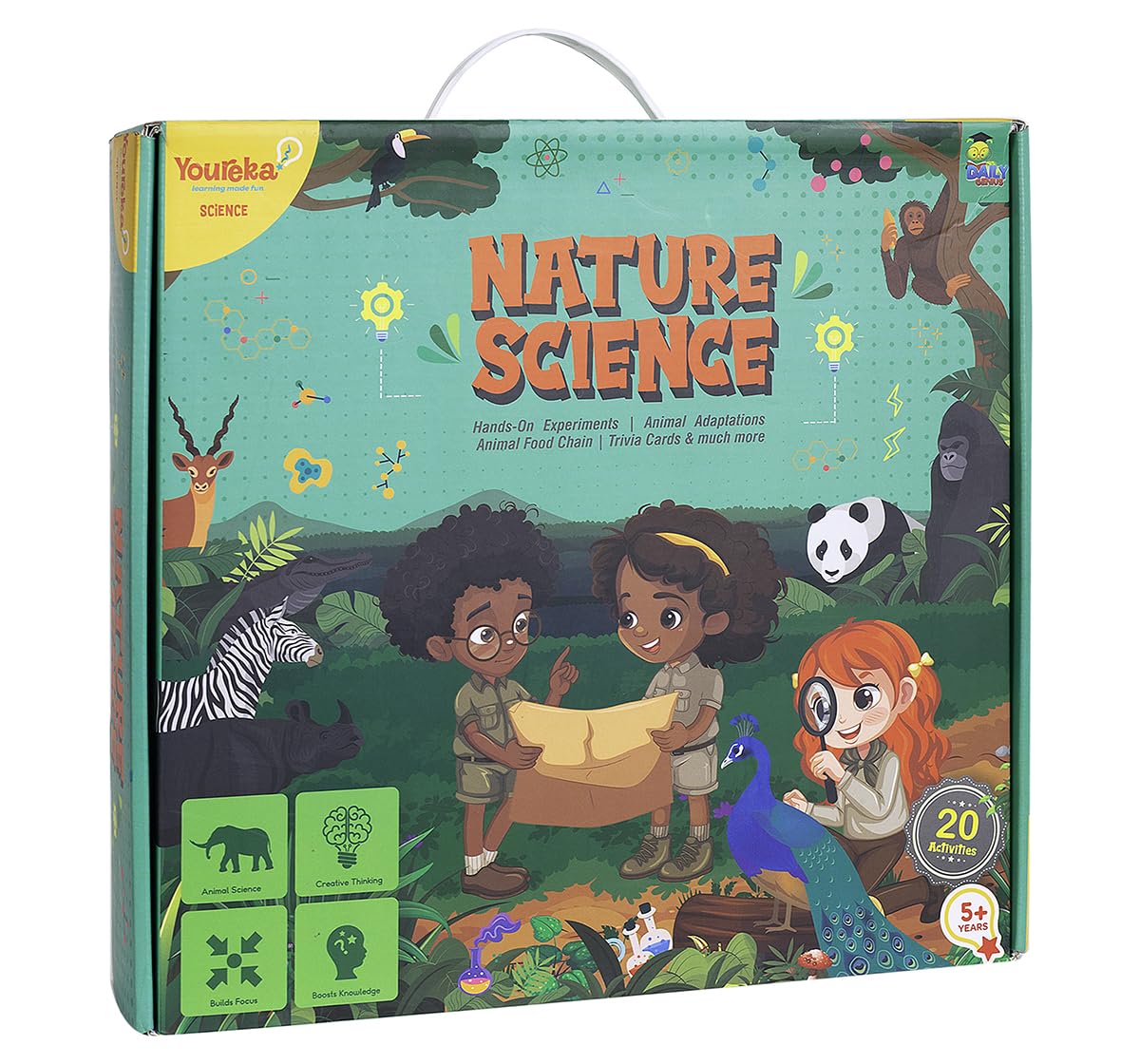 Youreka Nature Science Kit For Kids | Includes 20 Fun Stem Activities | Educational Exploration Set For Children Age 5 Years And