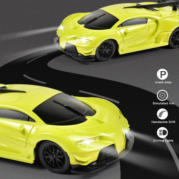 Tuko Remote Control Car Toys, RC Toys for 3+ Years Old Boy and Girl Gift (Yellow)