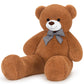 Sausudols XXL Giant Teddy Bear 47  Jumbo Plush Stuffed Animal  Soft Hugging Toy Gift for Kids  Valentine's Day  Christmas Darkbrown